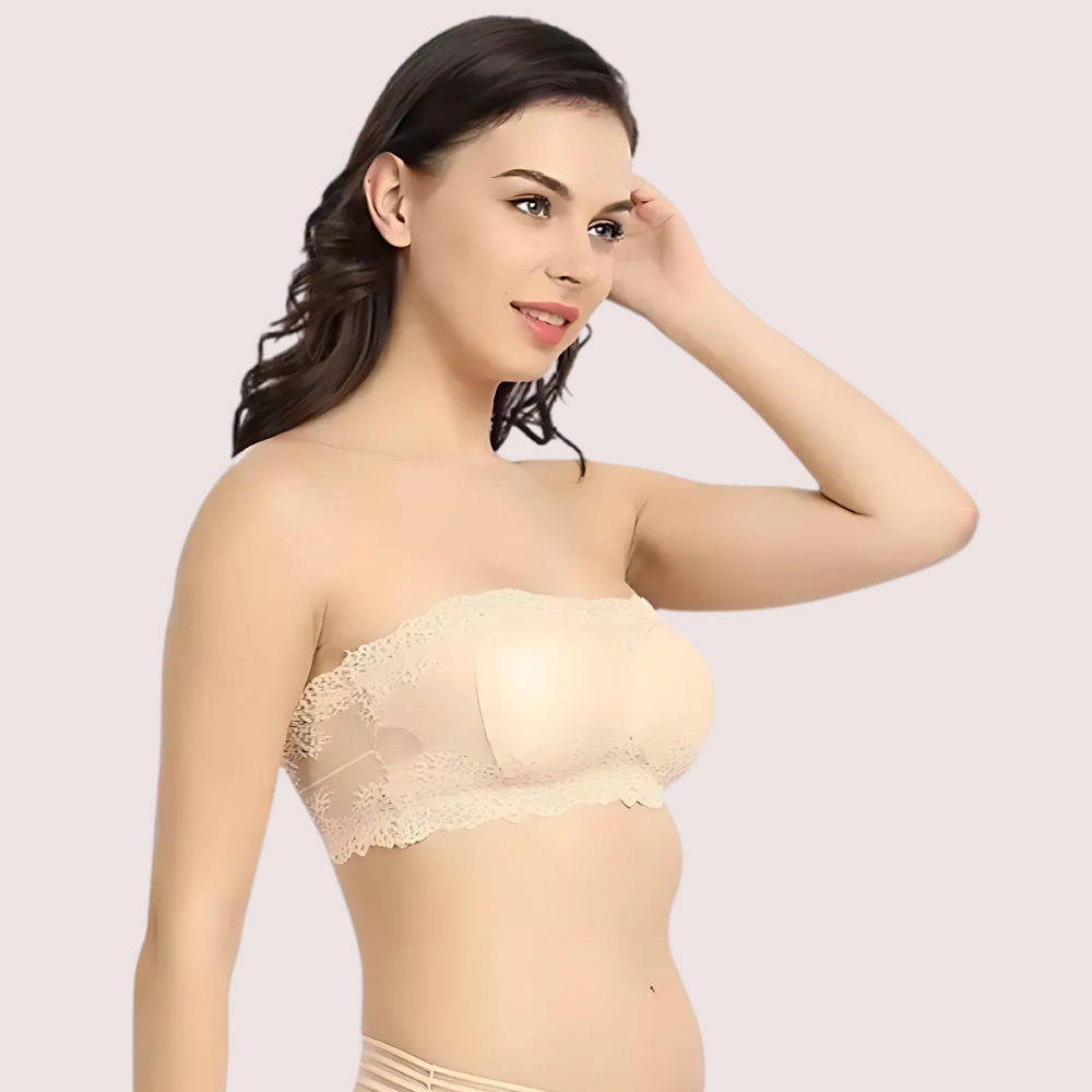 Wirefree and Stretchable Tube Bra for Ultimate Comfort